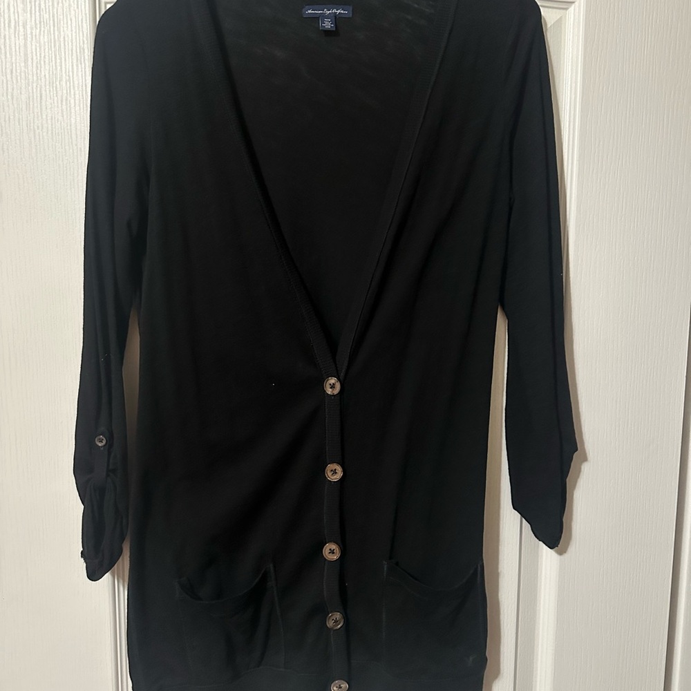 American Eagle Outfitters Black Cardigan
